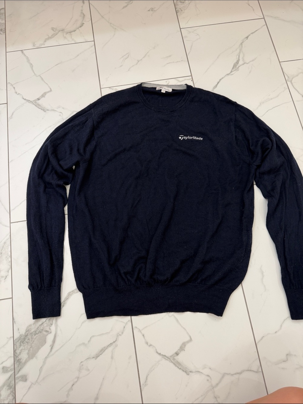 Crown Soft Merino Silk Crewneck Sweater with TaylorMade Logo size XL